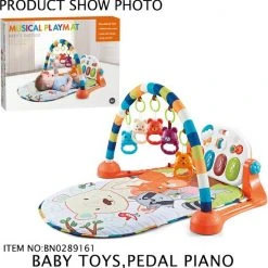 I-Wannhave Muziek Baby Mat Met Speeltjes En Piano Voor Baby 0-2 Jaar - Babymat - Baby Speelmat - Interactief Speelmat -Babygyms || hobbelfiguren || vormenstoven Winkel 550x553