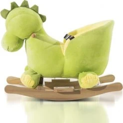 Zenzee Hobbeldier - Hobbelpaard - Draak- Speelgoed Met Muziek Voor Kinderen Vanaf 18 Maanden - L60 X B33 X H45 Cm -Babygyms || hobbelfiguren || vormenstoven Winkel 550x553 7