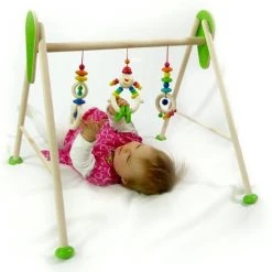 Babygym, Baby Cadeau - Jongen & Meisje, Dierenvriendjes Speelmat, Interactief Speelgoed - Multikleuren. -Babygyms || hobbelfiguren || vormenstoven Winkel 550x555 6