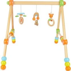 Babygym, Baby Cadeau - Jongen & Meisje, Dierenvriendjes Speelmat, Interactief Speelgoed - Multikleuren. -Babygyms || hobbelfiguren || vormenstoven Winkel 550x562 1