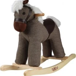 Tryco Milo Bruin Hobbelpaard 18m+ TR-120108 -Babygyms || hobbelfiguren || vormenstoven Winkel 550x565 10