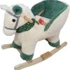Playwood Pluche Hobbelpaard Schommelpaard Met Geluid Voorzien Van Veiligheidstuigje