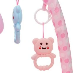 INSMA 3 In 1 Babygym - Speelgoed 1 Jaar - Speelmat Baby - Roze -Babygyms || hobbelfiguren || vormenstoven Winkel 550x566 2