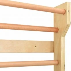 VidaXL Wandklimrek 80x15,8x195 Cm Hout -Babygyms || hobbelfiguren || vormenstoven Winkel 550x571 2