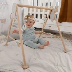 Babygym, Baby Cadeau - Jongen & Meisje, Dierenvriendjes Speelmat, Interactief Speelgoed - Multikleuren. -Babygyms || hobbelfiguren || vormenstoven Winkel 550x571 3
