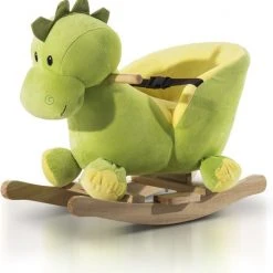 Merkloos Hobbeldraak Gemaakt Van Polar Fleece - Hobbelpaard - Hobbeldier