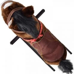 Infantastic GoodVibes - Hobbelpaard Voor Kinderen - Schommelpaard - Stevige Constructie - Knuffelzacht Met Geluidseffecten - Andalusiër Donkerbruin -Babygyms || hobbelfiguren || vormenstoven Winkel 550x573 4