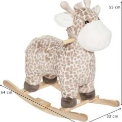 Merkloos Eazy Living Hobbeldier Giraf -Babygyms || hobbelfiguren || vormenstoven Winkel 550x576 1