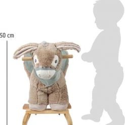 Small Foot Company Small Foot - Rocking Donkey With Seat -Babygyms || hobbelfiguren || vormenstoven Winkel 550x579 5