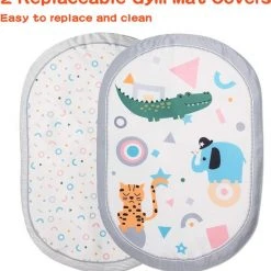 Babygym - Dikke Speelmat Voor Baby - Geschikt Voor Harde Vloeren - Spelend Leren - Lekker Zacht -Babygyms || hobbelfiguren || vormenstoven Winkel 550x582