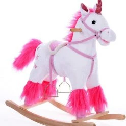 Merkloos Deuba - Hobbelfiguur -Eenhoorn - Stijgbeugel - Veiligheidsgordel