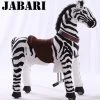 Kids-Horse Rijdend Speelgoed Zebra - Jabari TB-2001M - Zwart/Wit