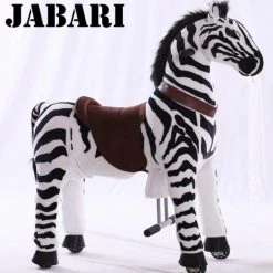 Kids-Horse Rijdend Speelgoed Zebra - Jabari TB-2001M - Zwart/Wit