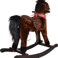 Infantastic® - Hobbelpaard - Met Geluidseffecten - Hobbeldier - Schommelpaard - Echt Houten Loopvlak -Babygyms || hobbelfiguren || vormenstoven Winkel 550x603 8