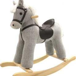 Tryco Milo Grijs Hobbelpaard 36m+ TR-120109 -Babygyms || hobbelfiguren || vormenstoven Winkel 550x604 4