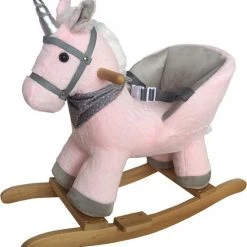 Freeplay Apollo Hobbeldier - Hobbelpaard - Unicorn Roze-Grijs