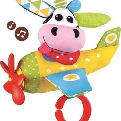 Yookidoo Activiteitsspeelgoed - One Size - Tap 'N' Play Musical Plane -Cow -Babygyms || hobbelfiguren || vormenstoven Winkel 550x616 2