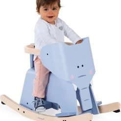 Janod Hobbelpaard Olifant -Babygyms || hobbelfiguren || vormenstoven Winkel 550x640 5
