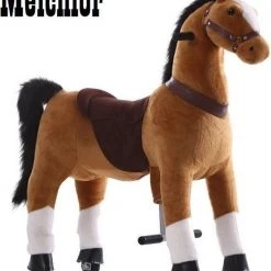 Kids-Horse Rijdend Speelgoed Paard - Melchoir TB-2007M - Bruin