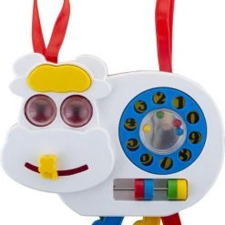 Scenique Hanger Voor In Het Park / Wagenspanner / Baby Gym " CRIB COW " - Parkspeelgoed - Fun Voor De Baby's - 25 X 18 X 6 Cm