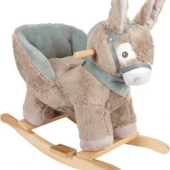 Small Foot Company Small Foot - Rocking Donkey With Seat -Babygyms || hobbelfiguren || vormenstoven Winkel 550x647