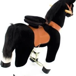 Ponycycle Paard Zwart Met Witte Vlek - 7+ - Tem 80kg -Babygyms || hobbelfiguren || vormenstoven Winkel 550x651 4