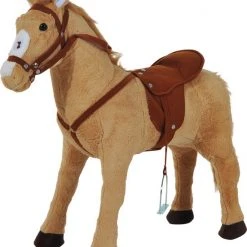 Merkloos Kinderpaard Staand Paard - -Babygyms || hobbelfiguren || vormenstoven Winkel 550x652