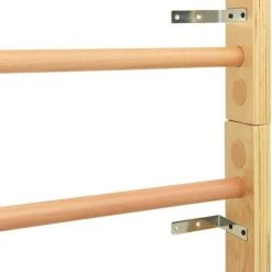 VidaXL Wandklimrek 80x15,8x195 Cm Hout -Babygyms || hobbelfiguren || vormenstoven Winkel 550x668 1