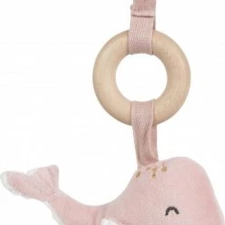 Little Dutch Houten Babygym - Oceaan - Roze -Babygyms || hobbelfiguren || vormenstoven Winkel 550x679