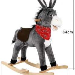 Merkloos Deuba Schommelstoel Kinderen Ezel Voor Kinderen -Babygyms || hobbelfiguren || vormenstoven Winkel 550x682