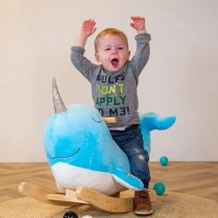Tryco Narwhal Nino Hobbeldier TR-130113 -Babygyms || hobbelfiguren || vormenstoven Winkel 550x687 12