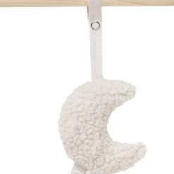 Jollein Babygym Speeltjes - Moon - Nougat - 4 Stuks -Babygyms || hobbelfiguren || vormenstoven Winkel 550x701