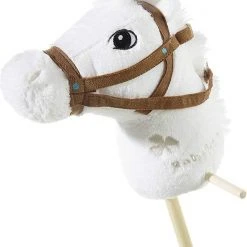 Bibi & Tina - Sabrina - Stokpaard - Wit Stokpaard - Speelgoed -Babygyms || hobbelfiguren || vormenstoven Winkel 550x706 3