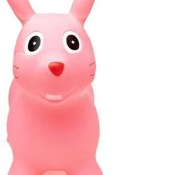 Hippy Skippy Willemijn Het Konijn Roze -Babygyms || hobbelfiguren || vormenstoven Winkel 550x731