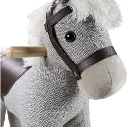 Tryco Milo Bruin Hobbelpaard 18m+ TR-120108 -Babygyms || hobbelfiguren || vormenstoven Winkel 550x790