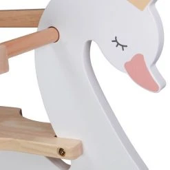 Tryco Zwaan Houten Hobbeldier TR-353011 -Babygyms || hobbelfiguren || vormenstoven Winkel 550x817 1