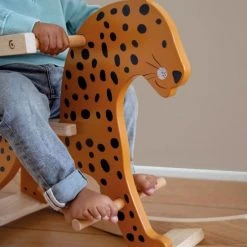 Tryco Luipaard Houten Hobbeldier TR-353009 -Babygyms || hobbelfiguren || vormenstoven Winkel 550x820 5