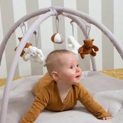 Baby's Only Baby Speelkleed Met Boog - Baby Gym - Playmat - Speelmat Sense - Caramel/Kiezelgrijs/Wit - Zachte Rib Corduroy Stof - 94x83 Cm -Babygyms || hobbelfiguren || vormenstoven Winkel 550x823 9