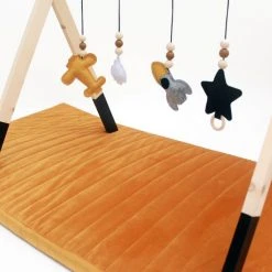 Skodie Babygym - Houten Baby Speelgoed - Handgemaakt - Speelboog - Duurzaam - Vanaf 0 Maanden -Babygyms || hobbelfiguren || vormenstoven Winkel 550x824