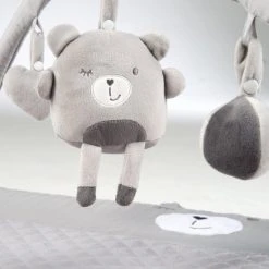 Roba Sammy Speelkleed Met Babygym 85 X 75 Cm Grijs -Babygyms || hobbelfiguren || vormenstoven Winkel 550x825 14