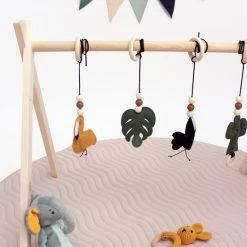 Babygyms || hobbelfiguren || vormenstoven Winkel 22 Skodie Babygym - Houten Baby Speelgoed - Handgemaakt - Speelboog - Duurzaam - Vanaf 0 Maanden