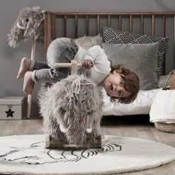 Iddink Groep Kids Concept - Schommel Mammoet - Houten Speelgoed -Babygyms || hobbelfiguren || vormenstoven Winkel 550x825 30