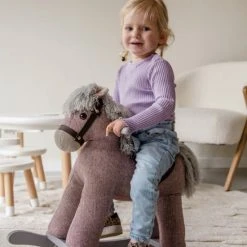 Tryco Milo Grijs Hobbelpaard 18m+ TR-120106 -Babygyms || hobbelfiguren || vormenstoven Winkel 550x825 49